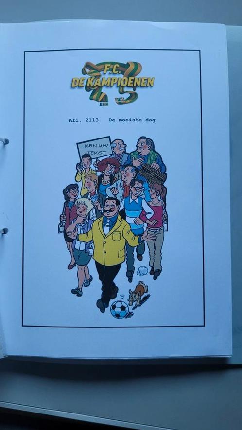 Fc de kampioenen kopie script / tekst laatste aflevering, Boeken, Overige Boeken, Ophalen of Verzenden