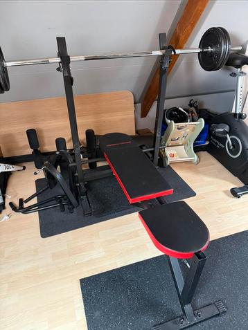 Bench press bank met stang! beschikbaar voor biedingen