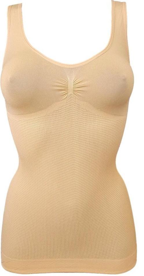 Figuur corrigerende hemdje M t/m XXL Beige en Wit (143), Kleding | Dames, Ondergoed en Lingerie, Hemd, Beige, Ophalen of Verzenden