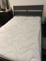 IKEA Bed set, Huis en Inrichting, Ophalen, Gebruikt, Bruin, Tweepersoons