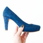 Schitterende Suede Unisa Pumps -s11 (Maat 38) € 50,-, Kleding | Dames, Schoenen, Pumps, Blauw, Ophalen of Verzenden, Zo goed als nieuw