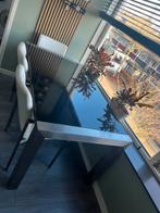 RVS tafel met graniet blad, Ophalen, Gebruikt