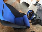 Playseat + Race stuurwiel (Logitech) voor PC, Ophalen, Gebruikt, 1 speler, Racen en Vliegen
