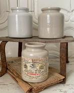 Brocante oude mosterd grespot / grespotten, Ophalen of Verzenden
