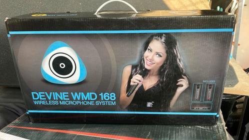 Devine wireless microphone WMD 168, Muziek en Instrumenten, Microfoons, Gebruikt, Zangmicrofoon, Draadloos, Ophalen of Verzenden