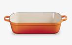 Le Creuset Signatuur braadslede, oranje, 37cm grootste maat, Ophalen of Verzenden, Nieuw