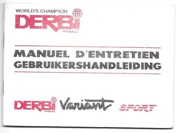 Derbi Variant Sport handleiding (1660z) bromfiets beschikbaar voor biedingen
