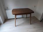 Vintage 4p tafel, mid century model met uitschuifbaar blad, Huis en Inrichting, Tafels | Eettafels, 50 tot 100 cm, Rechthoekig