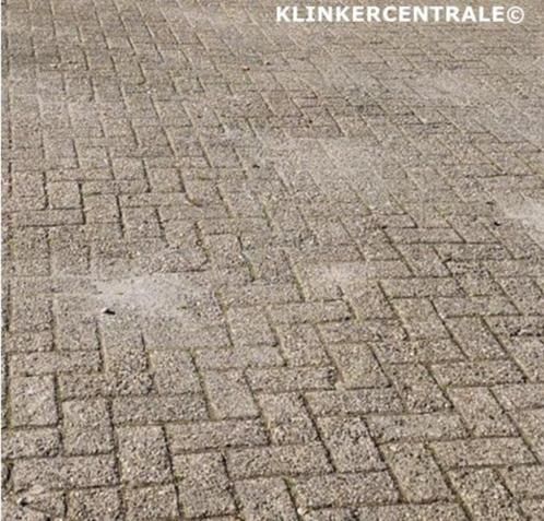 ROOIKORTING 360m2 heidegrijs betonklinkers straatstenen bkk, Tuin en Terras, Tegels en Klinkers, Gebruikt, Klinkers, Beton, 10 m² of meer