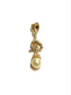 18k gouden hanger met een parel, Overige voorstellingen, ., Ophalen of Verzenden, Zo goed als nieuw
