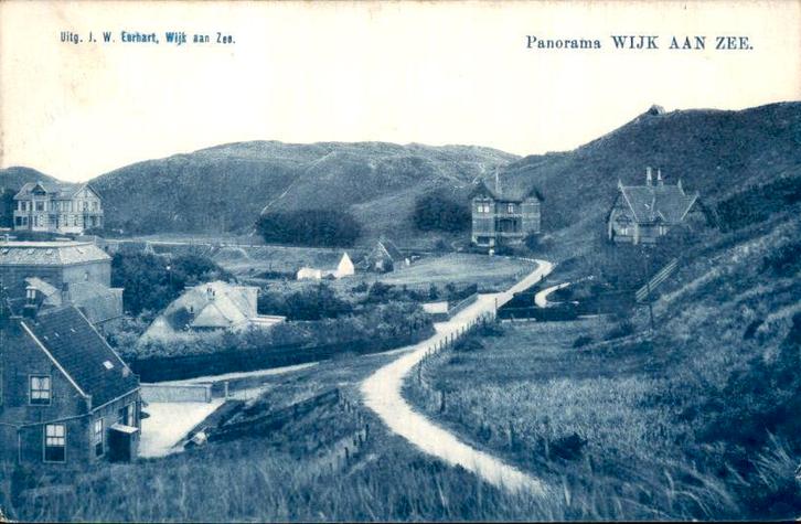Wijk aan Zee - Panorama, Verzamelen, Ansichtkaarten | Nederland, Ongelopen, Noord-Holland, Voor 1920, Ophalen of Verzenden