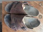 Birkenstock leren heren slippers, Sandalen, Bruin, Ophalen of Verzenden, Birkenstock