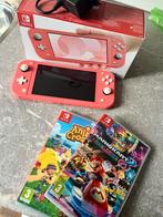 Nintendo Switch Lite roze, Spelcomputers en Games, Spelcomputers | Nintendo Switch Lite, Ophalen of Verzenden, Roze of Coral, Zo goed als nieuw