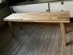 Bankje hout zeer netjes, Huis en Inrichting, Ophalen, Zo goed als nieuw, Hout