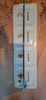 Brabantia emaille vintage handdoek theedoek rek, Ophalen of Verzenden, Binnenthermometer