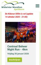Centraal Beheer Night Run 2 tickets gezocht, Tickets en Kaartjes, Drie personen of meer