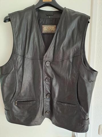 Bodywarmer leer maat 56 beschikbaar voor biedingen