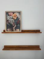 2x Schilderijplank / fotoplank 80 cm, Huis en Inrichting, Woonaccessoires | Wandplanken en Boekenplanken, Ophalen, Gebruikt
