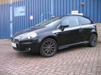 Fiat Punto 1.4 16V 3DR 2008 Zwart, Auto's, Voorwielaandrijving, 40 €/maand, Zwart, Origineel Nederlands