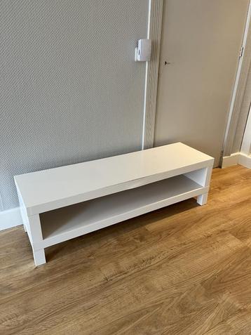 Wit tv-meubel met opbergruimte – 120x35x36 cm beschikbaar voor biedingen
