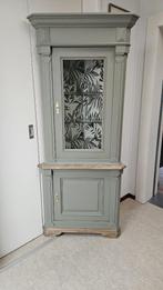 Mooie vitrine hoekkast, Ophalen, Zo goed als nieuw, 25 tot 50 cm, 50 tot 100 cm