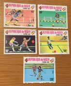 Niger - WK Voetbal 1982, Postzegels en Munten, Postzegels | Afrika, Ophalen of Verzenden, Gestempeld