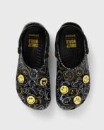 Crocs SmileyWorld Crocs Zwart 37-38, Verzenden, Zo goed als nieuw, Zwart