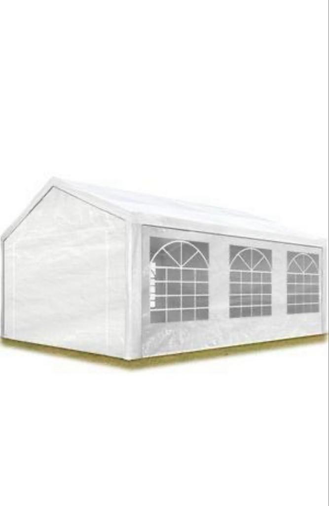 Partytent 8x4m te huur - €60/dag, Tuin en Terras, Partytenten, Gebruikt, Partytent, 2 meter of meer, 8 meter of meer, 4 tot 6 meter