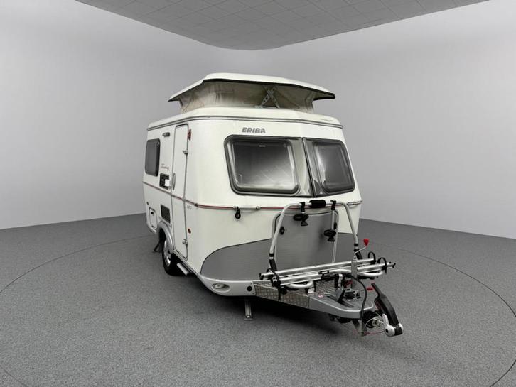 Eriba Touring 320 Walker voortent, fietsrek, toilet, Caravans en Kamperen, Caravans, Bedrijf, tot en met 2, Overige, Eriba, tot 4 meter