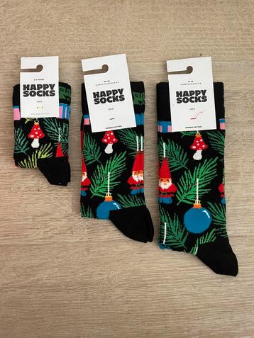 Happy Socks voor Kerst - 3 paar gezin beschikbaar voor biedingen