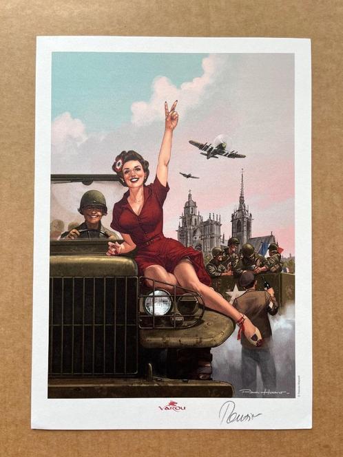 Ex Libris - Op de jeep - Evreux Festival 2024 - Hugault, Boeken, Stripboeken, Nieuw, Eén stripboek, Verzenden