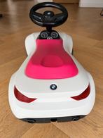 BMW babyracer loopauto roze wit met toeter, Ophalen, Gebruikt, Loopvoertuig