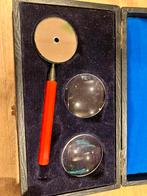 Antieke oftalmoscoop, de set is compleet. ophthalmoscope., Ophalen of Verzenden