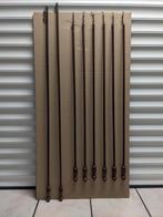 8x Trekstang voor gordijnen, kleur bruin, Ophalen, Gebruikt, Bruin, 150 tot 200 cm