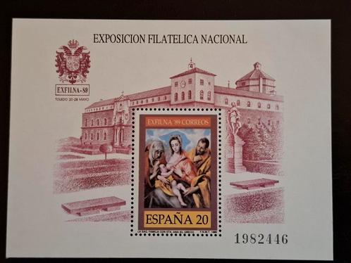 Spanje 1989 Exfilna'89, Postzegels en Munten, Postzegels | Europa | Spanje, Postfris, Ophalen of Verzenden