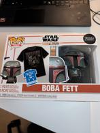 Funko Pop! Star Wars Mandalorian Boba Fett + Shirt, Verzamelen, Ophalen of Verzenden, Nieuw