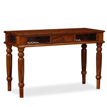NIEUW Bureau massief sheeshamhout 120 cm  beschikbaar voor biedingen
