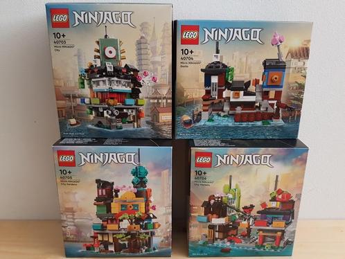 (GESEALD) Lego Ninjago 40703, 40704, 40705 & 40706, Kinderen en Baby's, Speelgoed | Duplo en Lego, Nieuw, Lego, Complete set, Ophalen of Verzenden