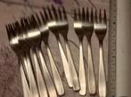 Gebaksvorkjes, Huis en Inrichting, Keuken | Bestek, Ophalen, Rvs of Chroom, Los bestek