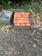 Oude terracotta bloempotjes., Ophalen of Verzenden, Gebruikt, Rond, Minder dan 25 cm