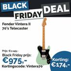 Fender Vintera II '70s Telecaster Deluxe - Surf Green