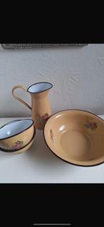 Vintage Joegoslavische Emaille Set - 4 Delig, Antiek en Kunst, Ophalen