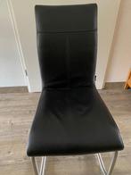4 nette zwarte stoelen., Huis en Inrichting, Stoelen, Ophalen of Verzenden, Zo goed als nieuw, Zwart