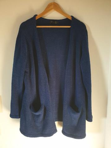 Donkerblauw vest met zakken. Bonprix. Maat 44-46. beschikbaar voor biedingen