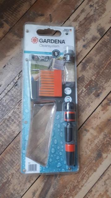NIEUWE, bijna complete Gardena cleansystem / autowasset beschikbaar voor biedingen