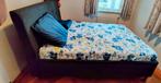 Ikea Idanas 160 x 200 bed storage & Emma Hybrid mattress, Huis en Inrichting, 160 cm, Grijs, Zo goed als nieuw, Ophalen