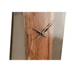 Nieuwe WANDKLOK klok mango hout in epoxy - wall clock, Wandklok, Wilms, Nieuw, Ophalen of Verzenden