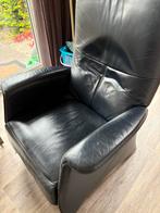 Fauteuils, Gebruikt, Ophalen of Verzenden, 50 tot 75 cm, Leer