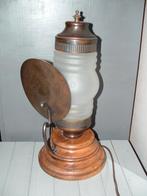 Grote olielamp looplamp bedlamp tafellamp (elektrisch), Ophalen of Verzenden, Zo goed als nieuw, Minder dan 50 cm