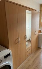 Kledingkast Beuken 180 x 56 x 195, Ophalen, Gebruikt, 100 tot 150 cm, Modern